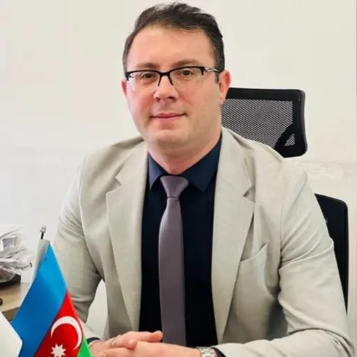 Khalid at the Pink Travel office in Baku